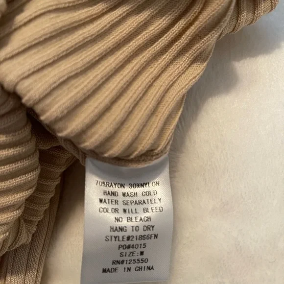 Above The Basics One Shoulder Sweater Dress - Taupe - Picture 9 of 10